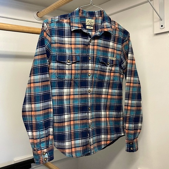 LIKE NEW Lucky Brand Western Flannel - Picture 2 of 7